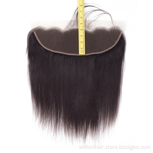 12 14 16 Inch Straight Indian Remy Virgin Human Hair Extensions 3Pcs Lot With Silk Base Top Lace Closure